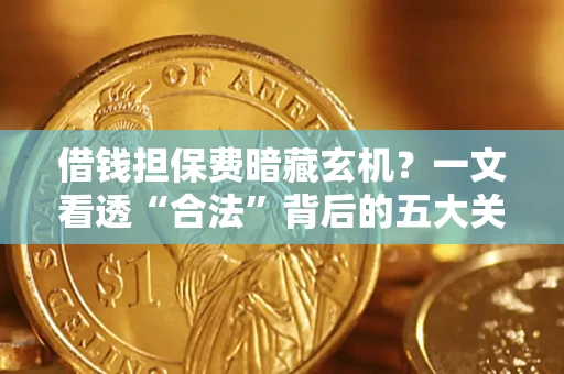 北京借钱担保费暗藏玄机？一文看透“合法”背后的五大关键陷阱