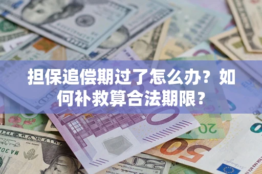 北京担保追偿期过了怎么办？如何补救算合法期限？