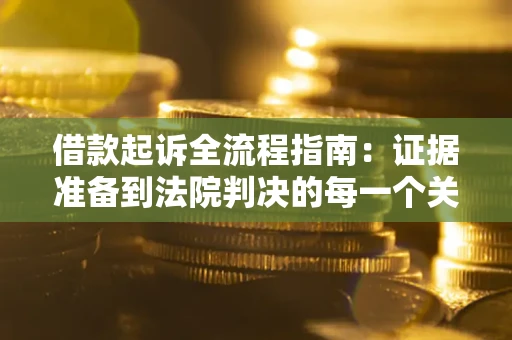 北京借款起诉全流程指南：证据准备到法院判决的每一个关键步骤