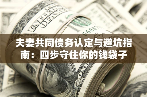 北京夫妻共同债务认定与避坑指南：四步守住你的钱袋子