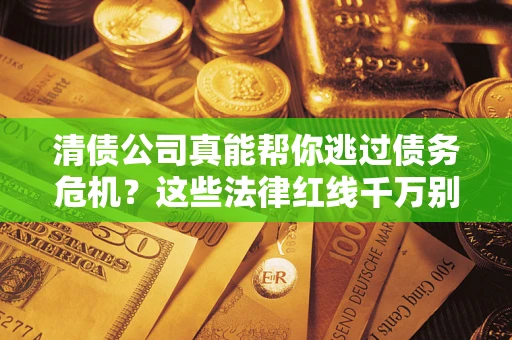 北京清债公司真能帮你逃过债务危机？这些法律红线千万别踩