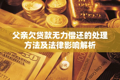 北京父亲欠贷款无力偿还的处理方法及法律影响解析