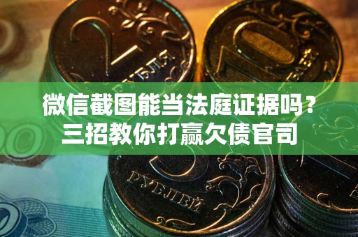 北京微信截图能当法庭证据吗？三招教你打赢欠债官司