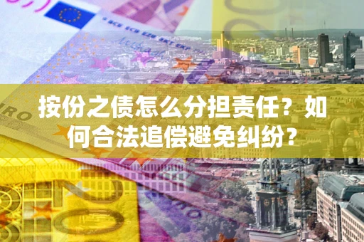 北京按份之债怎么分担责任？如何合法追偿避免纠纷？